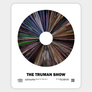 minimal_Truman Show Warp Barcode Movie Sticker